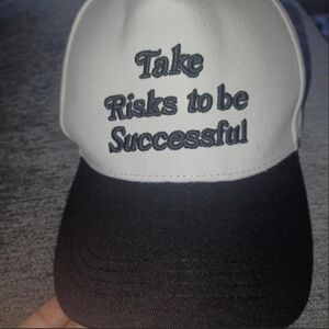 Black and White Motivational Cap